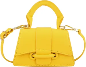 Ayliss Mini Crossbody Handbag Women's Purse Clutch Cute Mini Trendy Bag Top Handle PU Leather Shoulder Bag