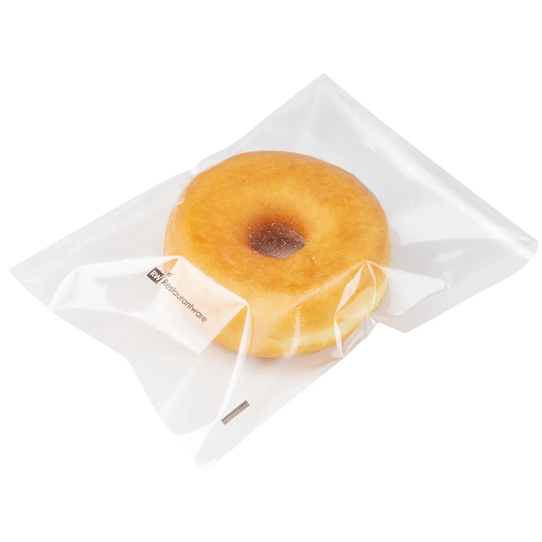 Bag Tek Clear Plastic Lip and Tape Bag - Self Sealing - 6" x 4" - 100 count box