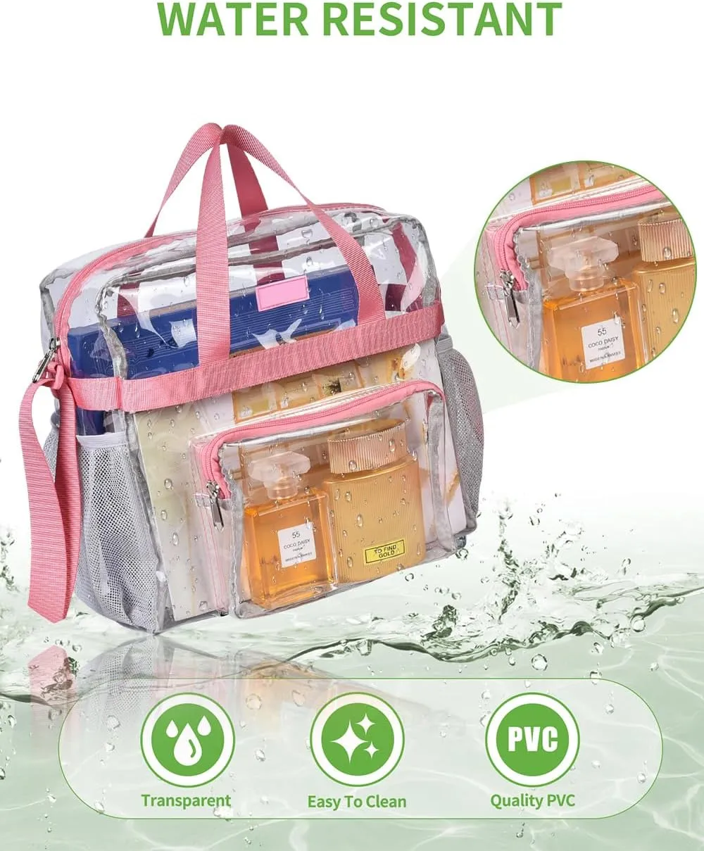 Bagenius Clear Bag Stadium Approved 12×6×12 Clear bag for Stadium Events Sports Concert Festival Work
