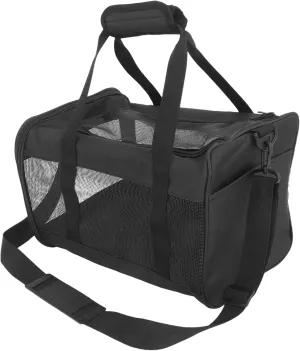 Balacoo Portable Pet Carrier Bag for Cats Dogs Crossbody Cat Travel Carrying Handbag Soft-Sided Travel Carrier Breathable Mesh Straps Construction