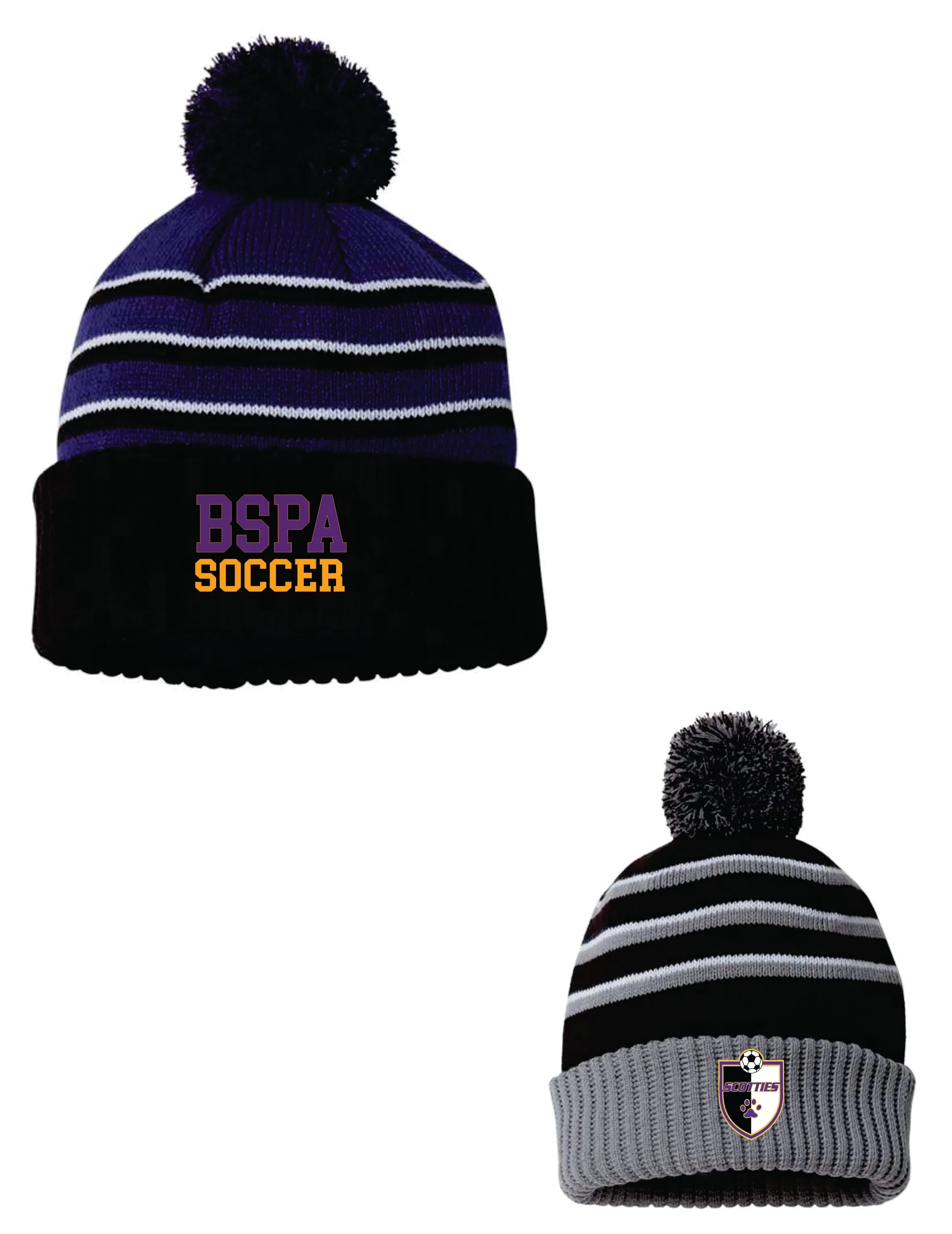 Ballston Spa Soccer - Pom Pom Hat