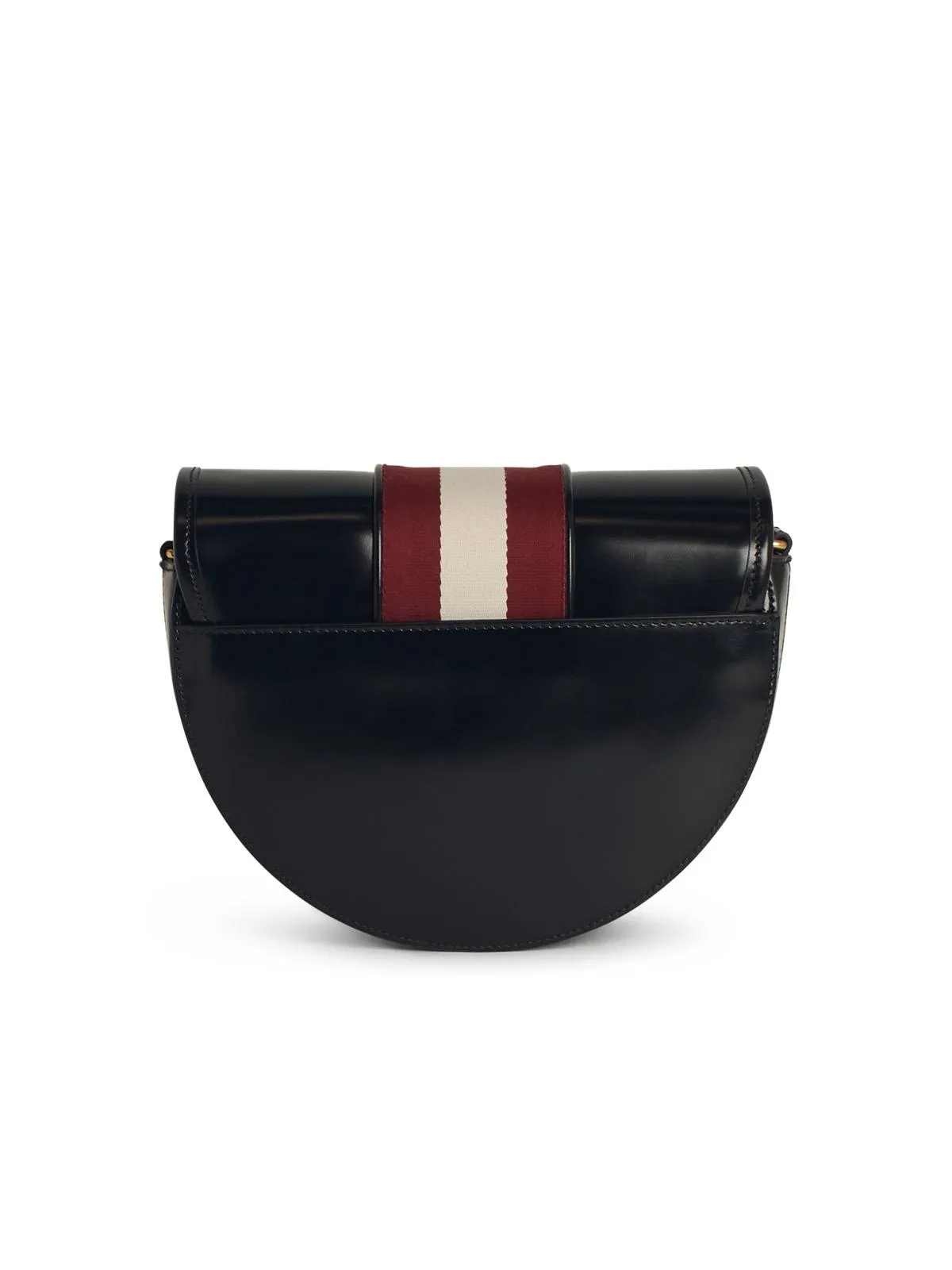 Bally 'Beckett' Black Lear Crossbody Bag