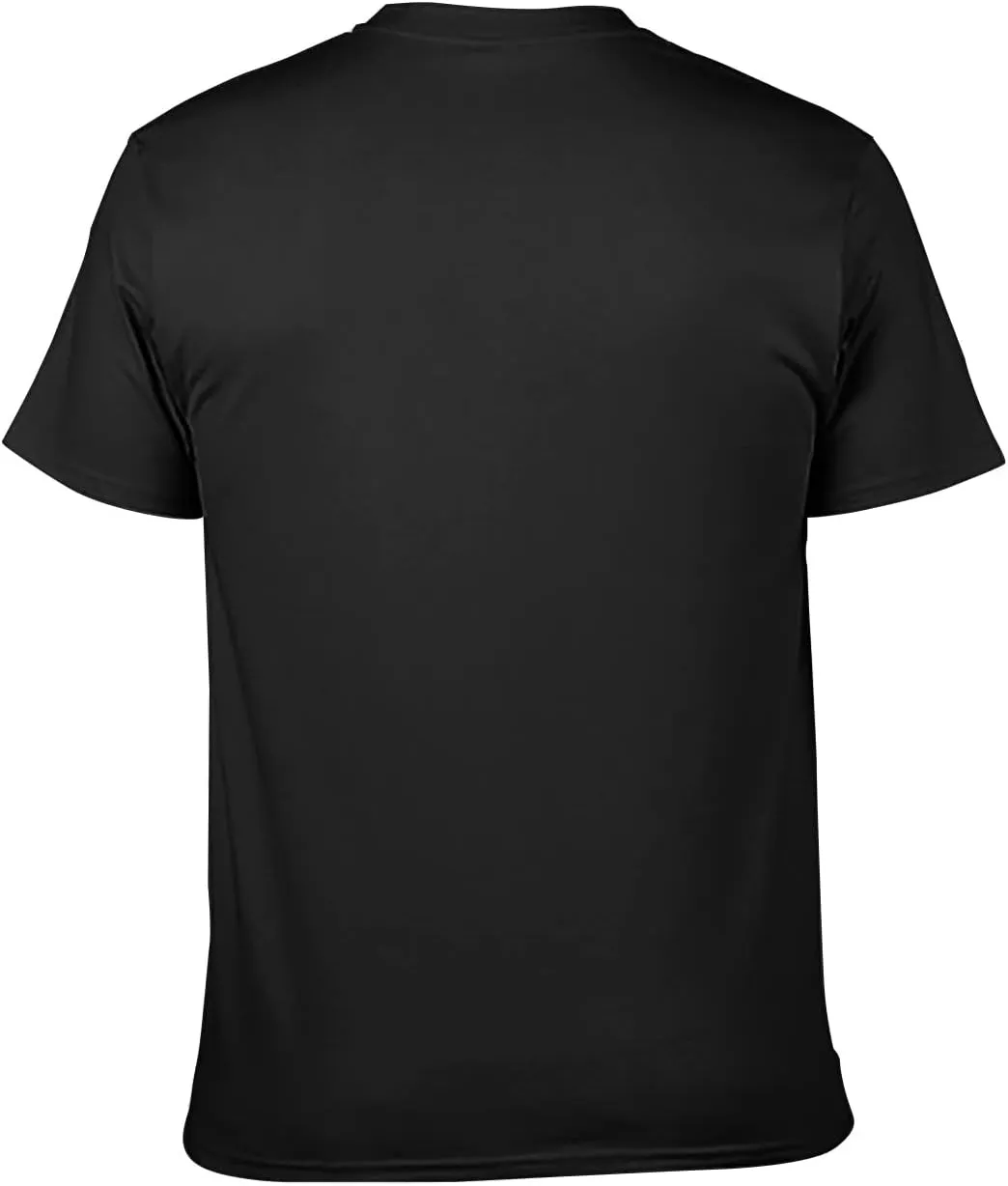 Basic Mens T-Shirts for Golf Training Holiday, Short Sleeve Jersey T-Shirt