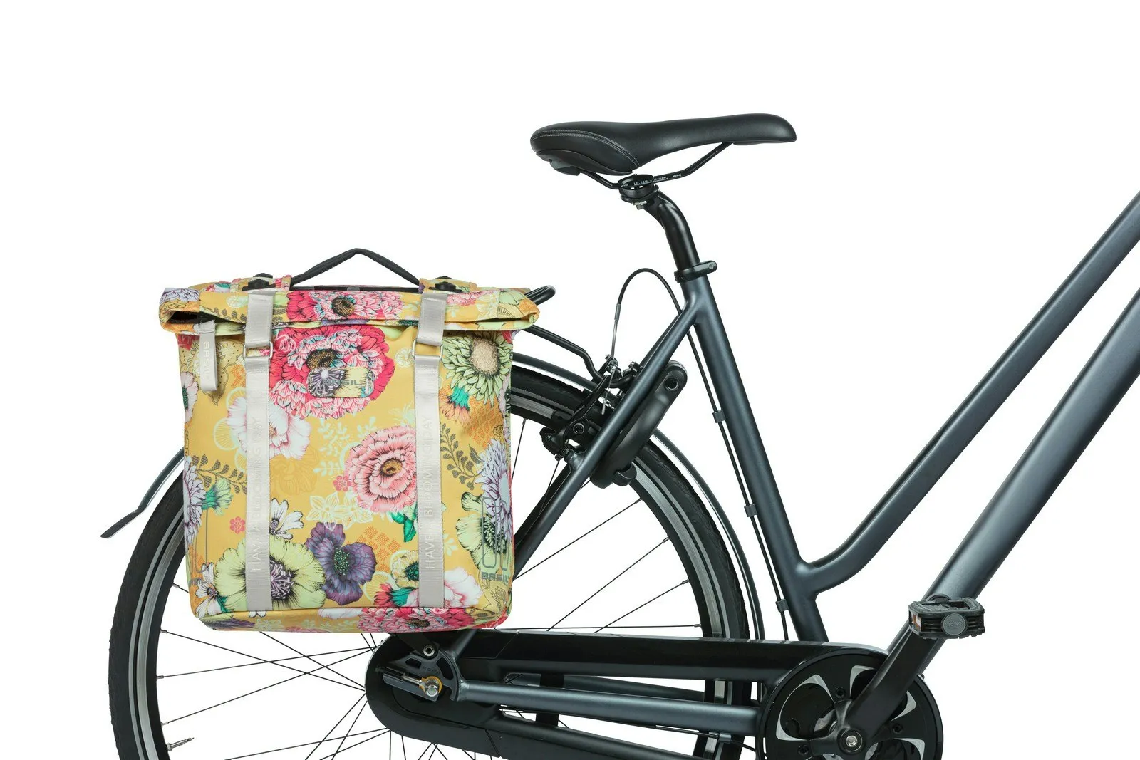 Basil Bloom Field Double Pannier Bag MIK 28-35L Yellow