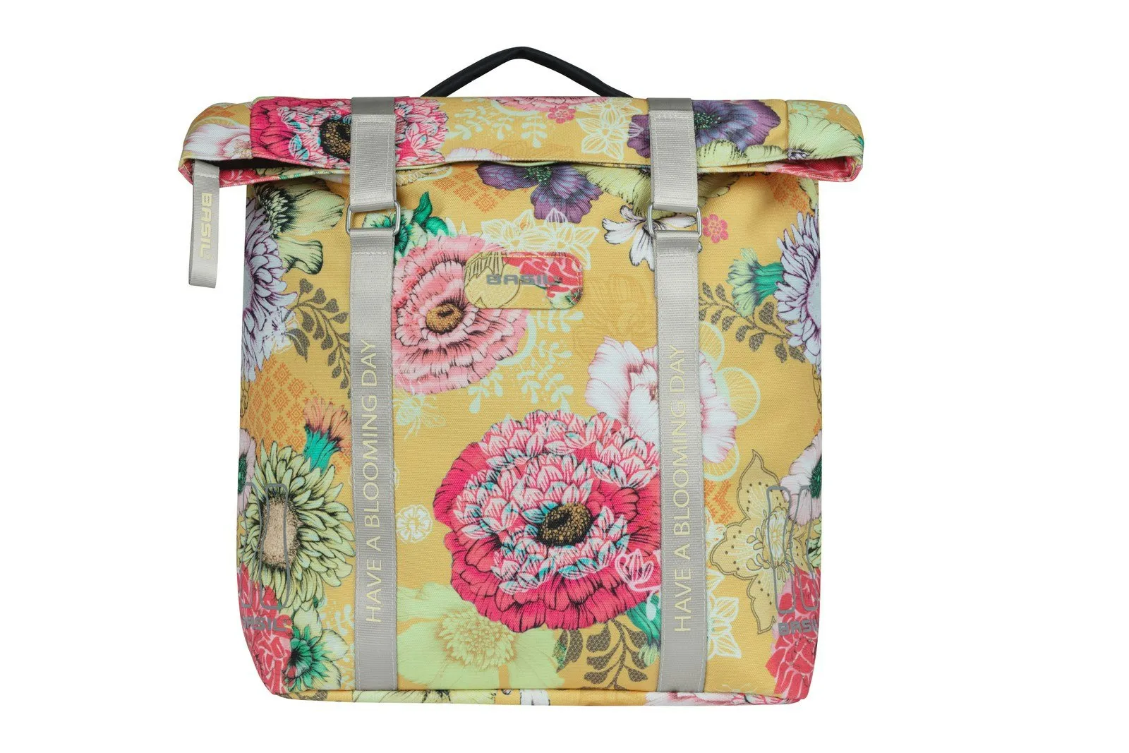 Basil Bloom Field Double Pannier Bag MIK 28-35L Yellow