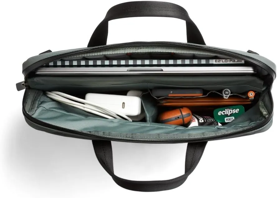 Bellroy Tokyo Laptop Bag (slim 14” laptop bag, messenger bag) - Everglade