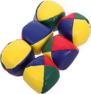 BESPORTBLE PU Bean Bag Toss Balls Round Shaped Colored Sandbags for Indoor and Outdoor Throwing for Birthday Parties
