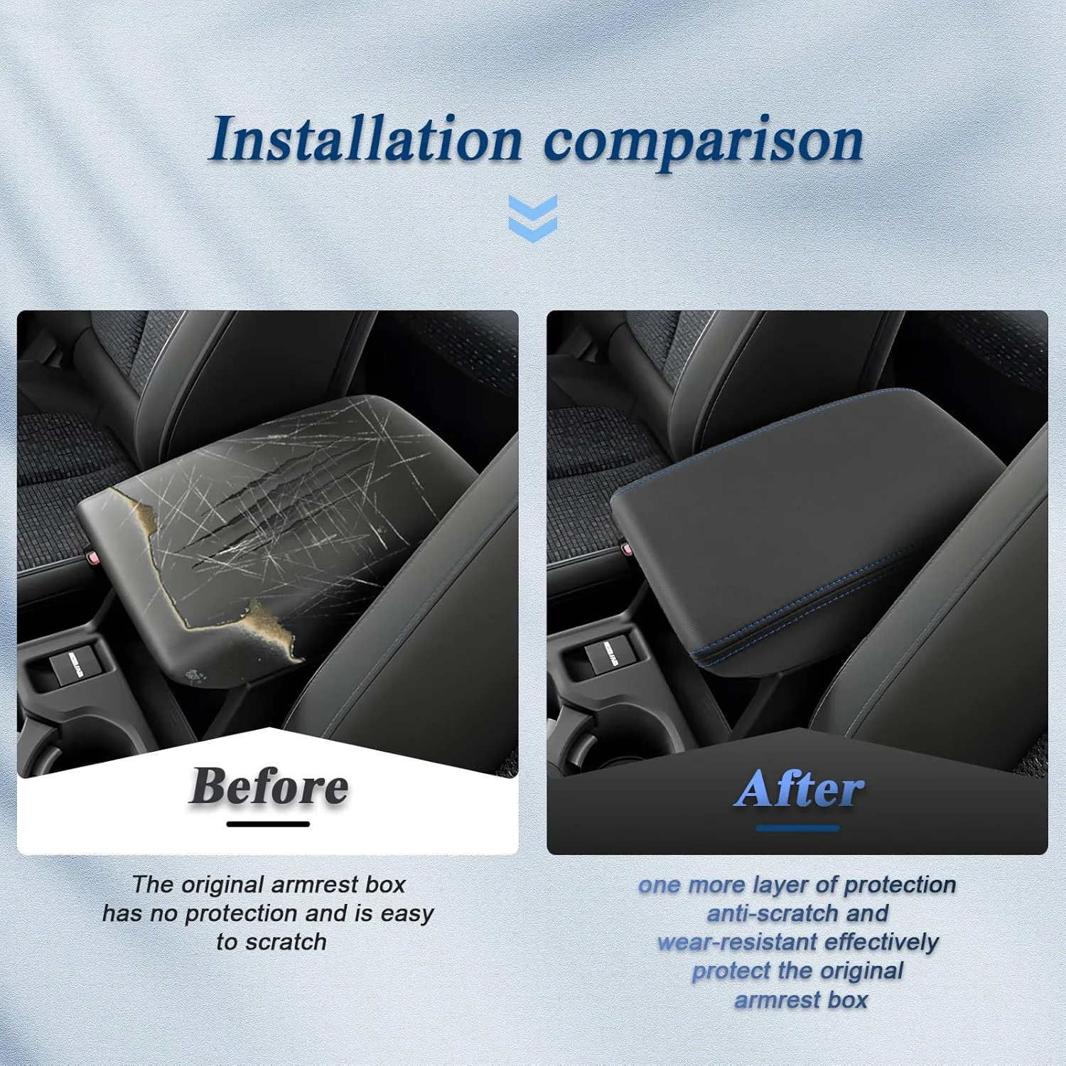 BIBIBO for 2025 Subaru Forester Center Console Cover Armrest 2025 Subaru Forester Base/Premium/Sport/Limited/Touring Arm Rest Cover Forester Interior Accessories 2025 Subaru Forester (Black-b)