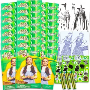 Birthday Party Favors Set - Bundle With 24 Play Packs | Mini Coloring Books, Stickers, and More for Goodie Bags (Party Supplies)