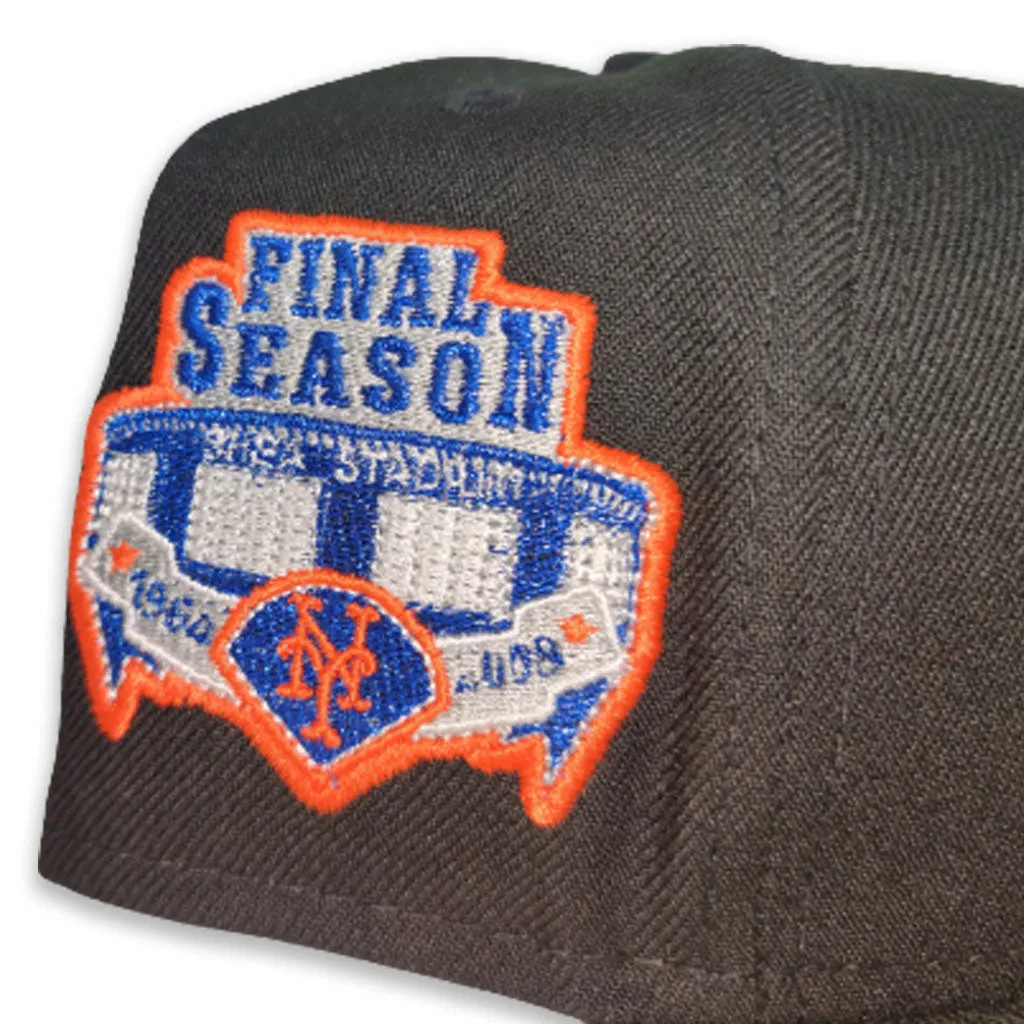 Black New York Mets Royal Bottom "Dice Collection" Shea Stadium Final Season Patch New Era 59Fifty Fitted