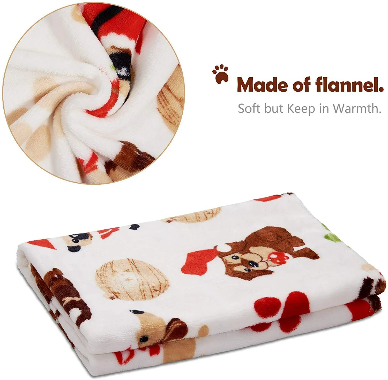 Blanket Bed Warm Soft for Pets