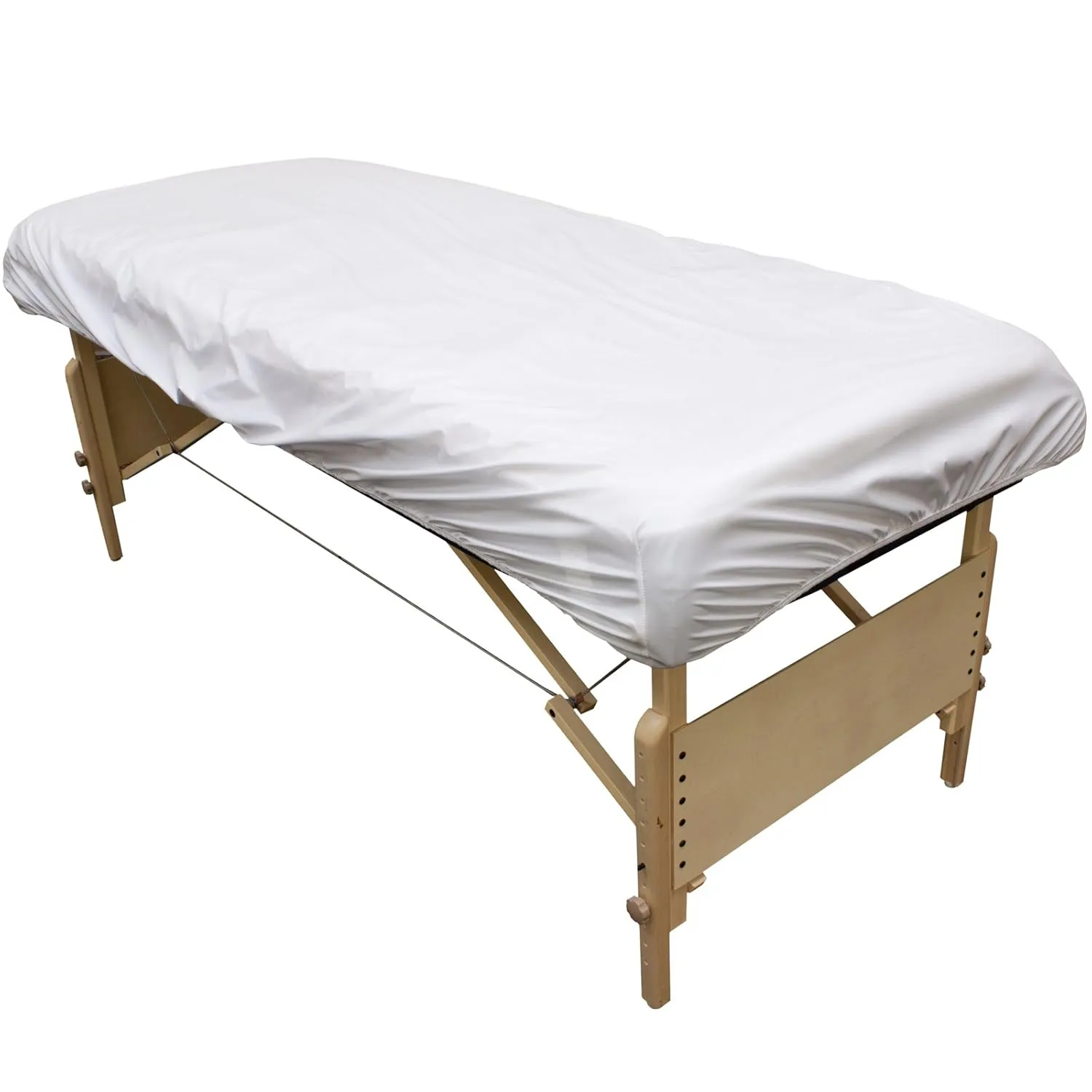 Body Linen Protective Massage Table Cover - Reusable Massage Table Barrier with Wipe Clean Surface. Waterproof PUL Material, Machine Washable. Protects Massage Table, Warmer and Pad