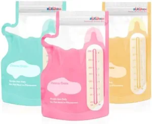 Breastmilk Storage Bags(150 Count)，8oz Milk Storage Bags for Breastfeeding，BPA Free with Easy Pour Spout, Self Standing, for Refrigeration and Freezing