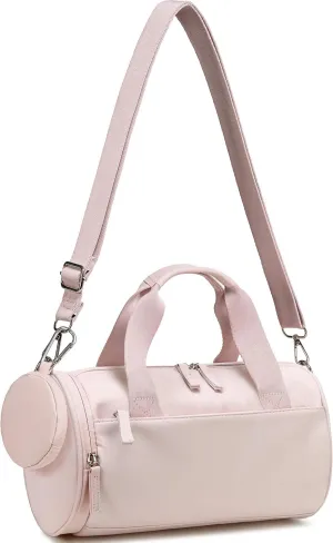 BTOOP 10'' Mini Gym Bag for Women Girls Cute Small Duffle Bag Workout Sport Bags for Dance,Fitness,Yoga (Pink)
