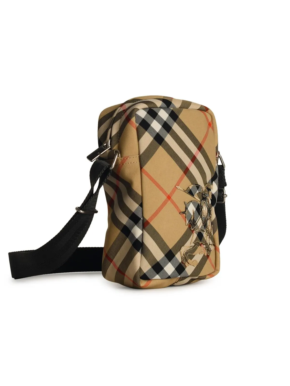 Burberry 'Check' Beige Polyester Crossbody Bag
