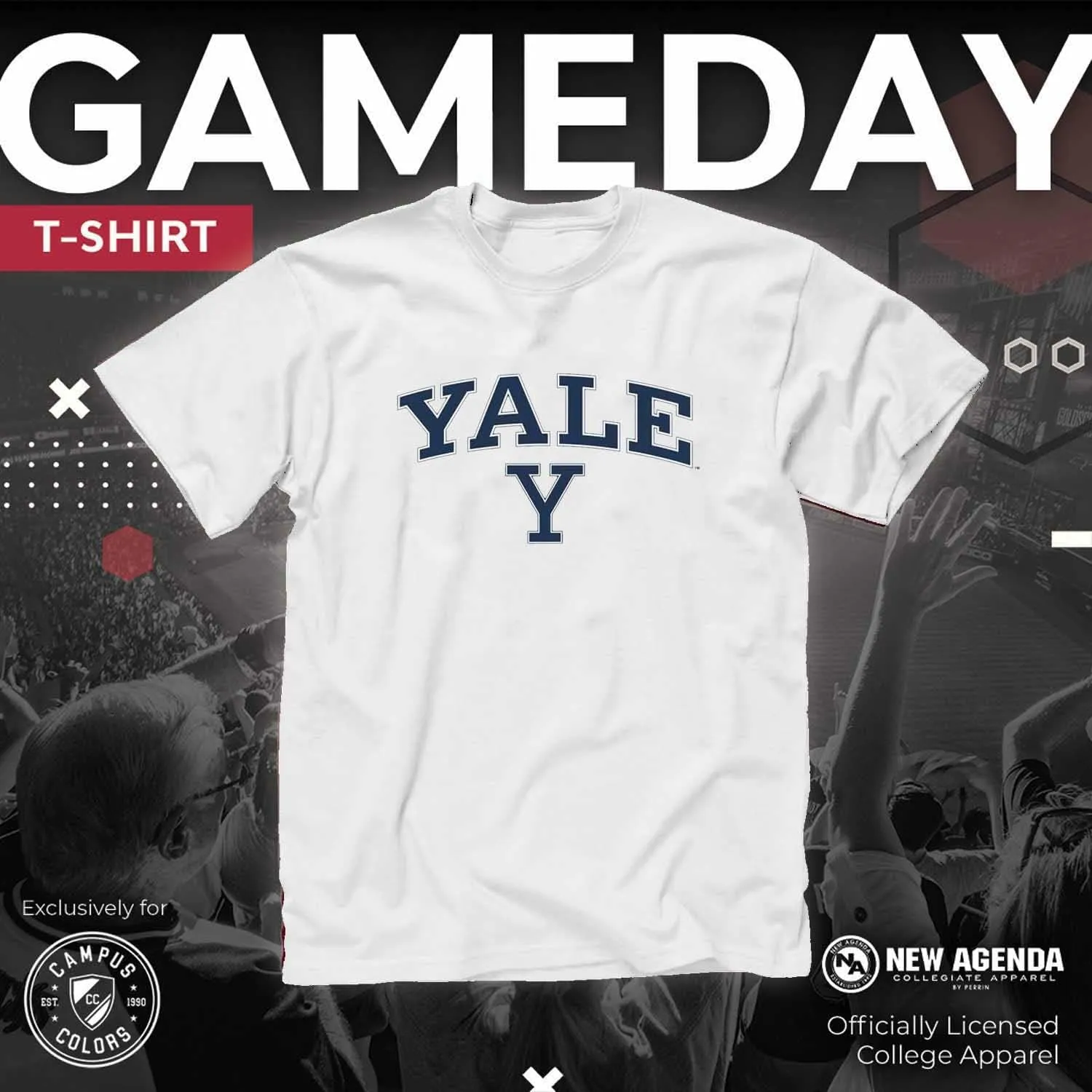 Campus Colors NCAA Adult Gameday Cotton T-Shirt