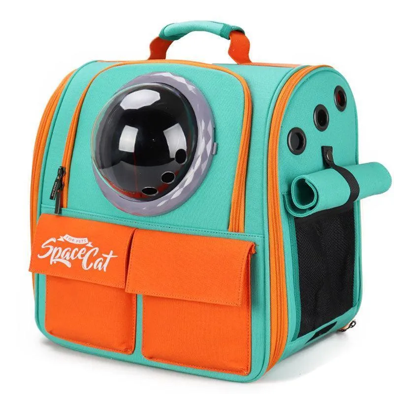 Canvas Cat Carrier Bag Expandable 9 Color Backpack