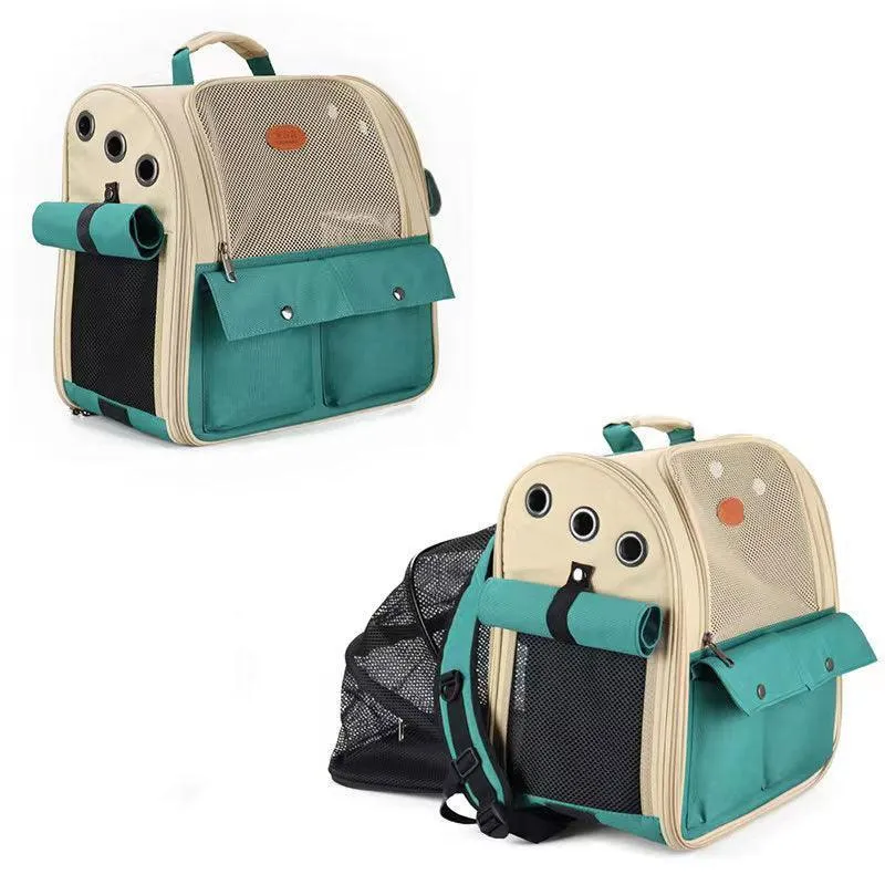 Canvas Cat Carrier Bag Expandable 9 Color Backpack