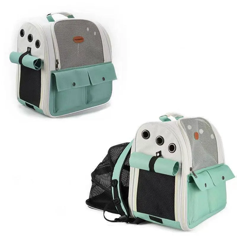Canvas Cat Carrier Bag Expandable 9 Color Backpack