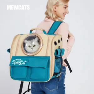 Canvas Cat Carrier Bag Expandable 9 Color Backpack