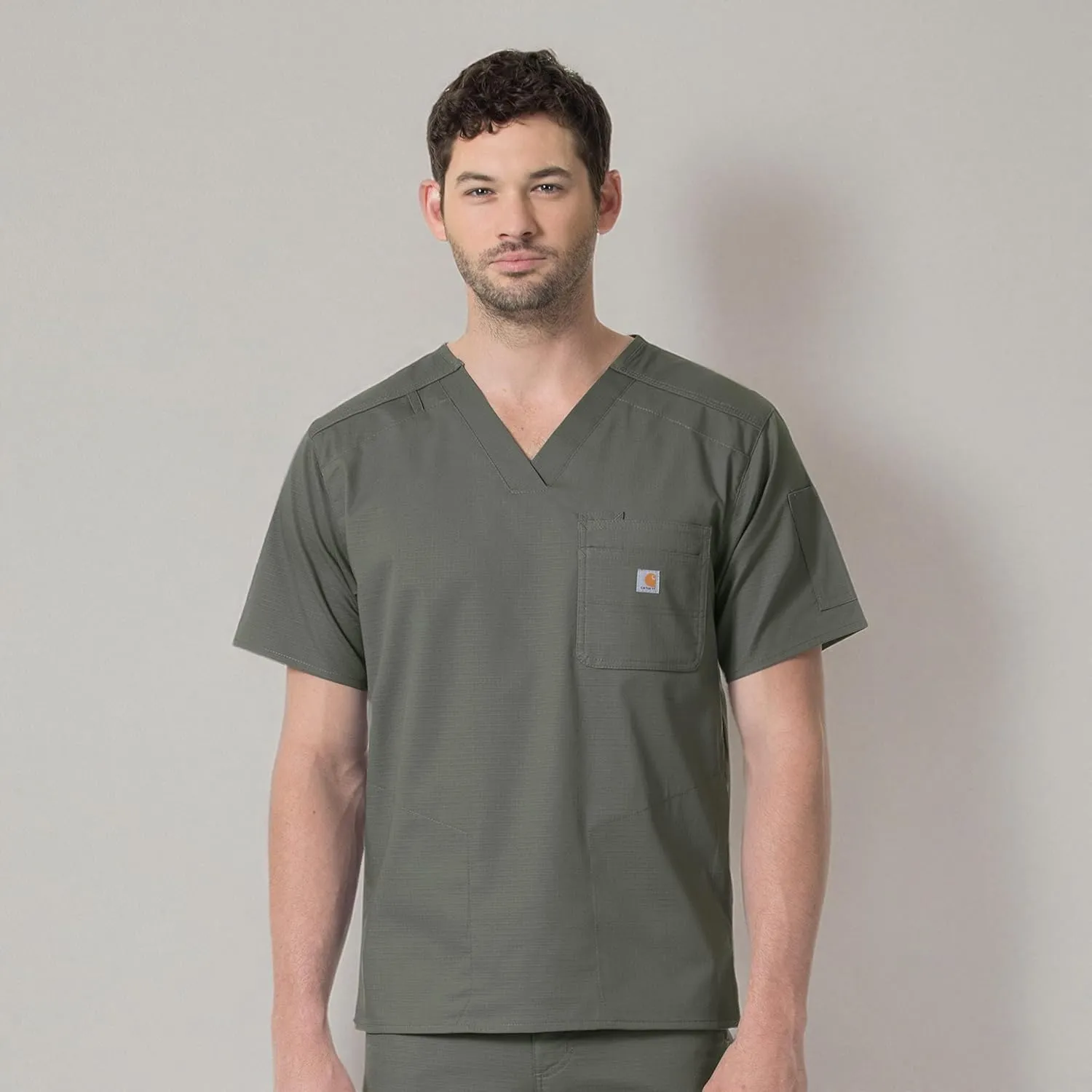 Carhartt Men's Men's Slim Fit 6 Pkt Scrub Top