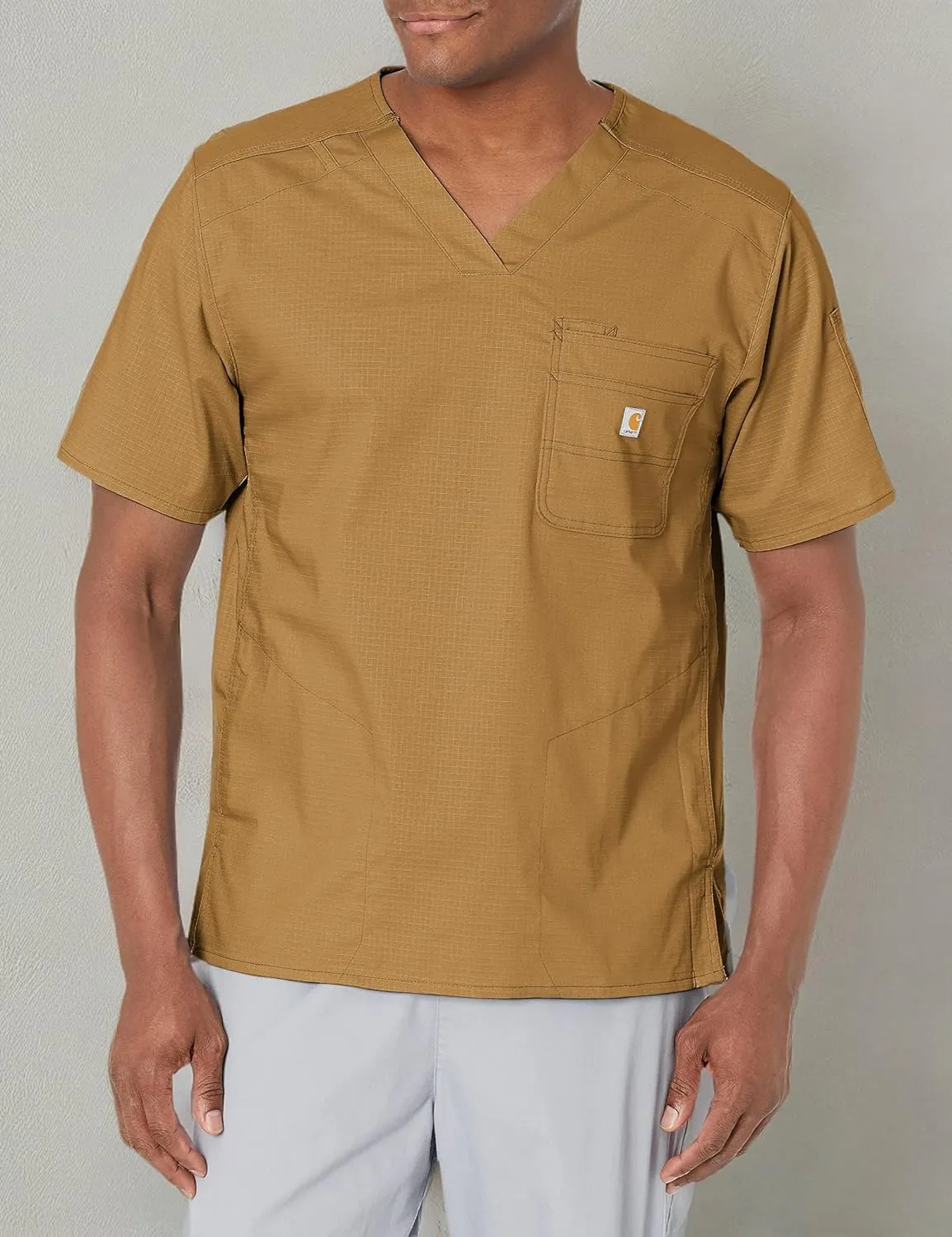 Carhartt Men's Men's Slim Fit 6 Pkt Scrub Top