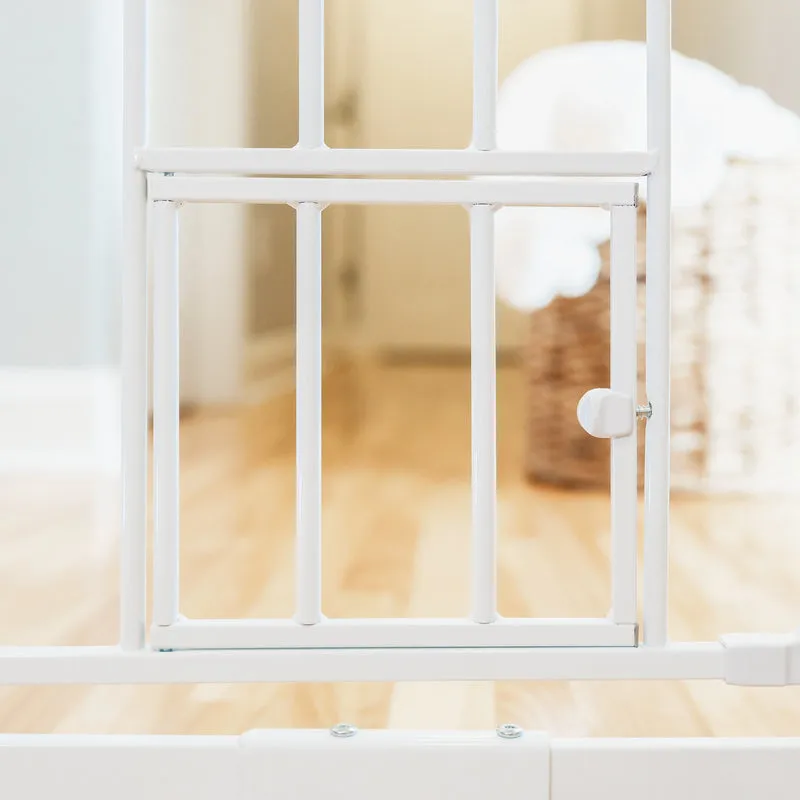 Carlson extra Wide Pet Gate W/ Small Pet Door