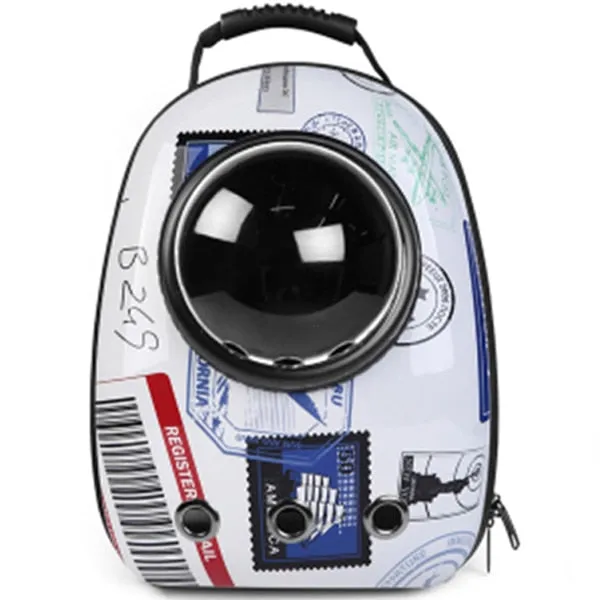 Carrying Carrier Astronaut Cat Specialized items Quality Dog Space Capsule Chic Small Bag Travel Bubble Breathable Transport High Cute Backpack Pet