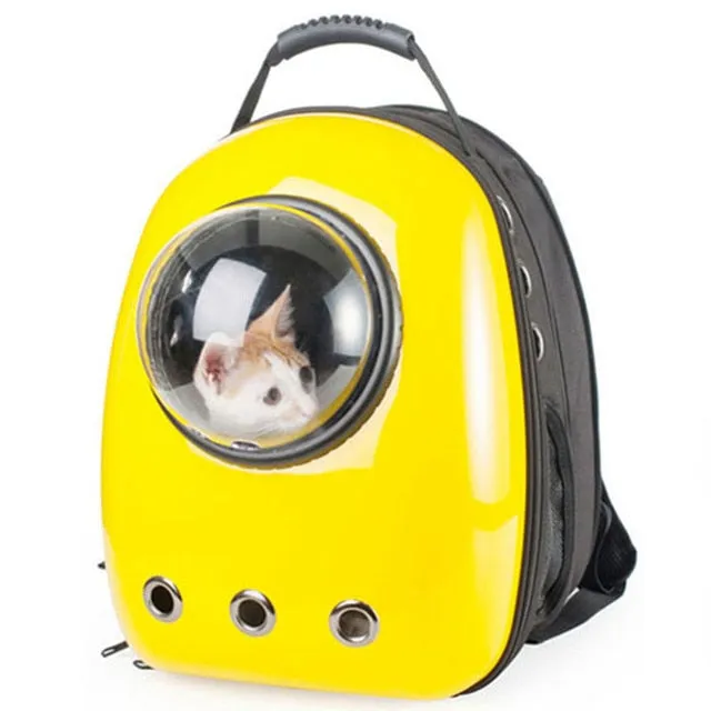 Carrying Carrier Astronaut Cat Specialized items Quality Dog Space Capsule Chic Small Bag Travel Bubble Breathable Transport High Cute Backpack Pet