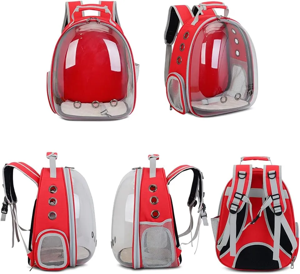 Cat Carrier Bags Breathable Outdoor Pet Carriers Small Dog Cat Backpack Travel Space Capsule Cage Pet Transport Bag for Cat
