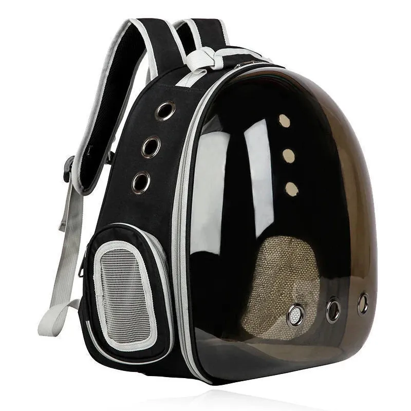 Cat Pet Carriers Dog pet backpacks portable transparent space capsules Soft Side Backpack  Travel Bags Outgoing cat supplies