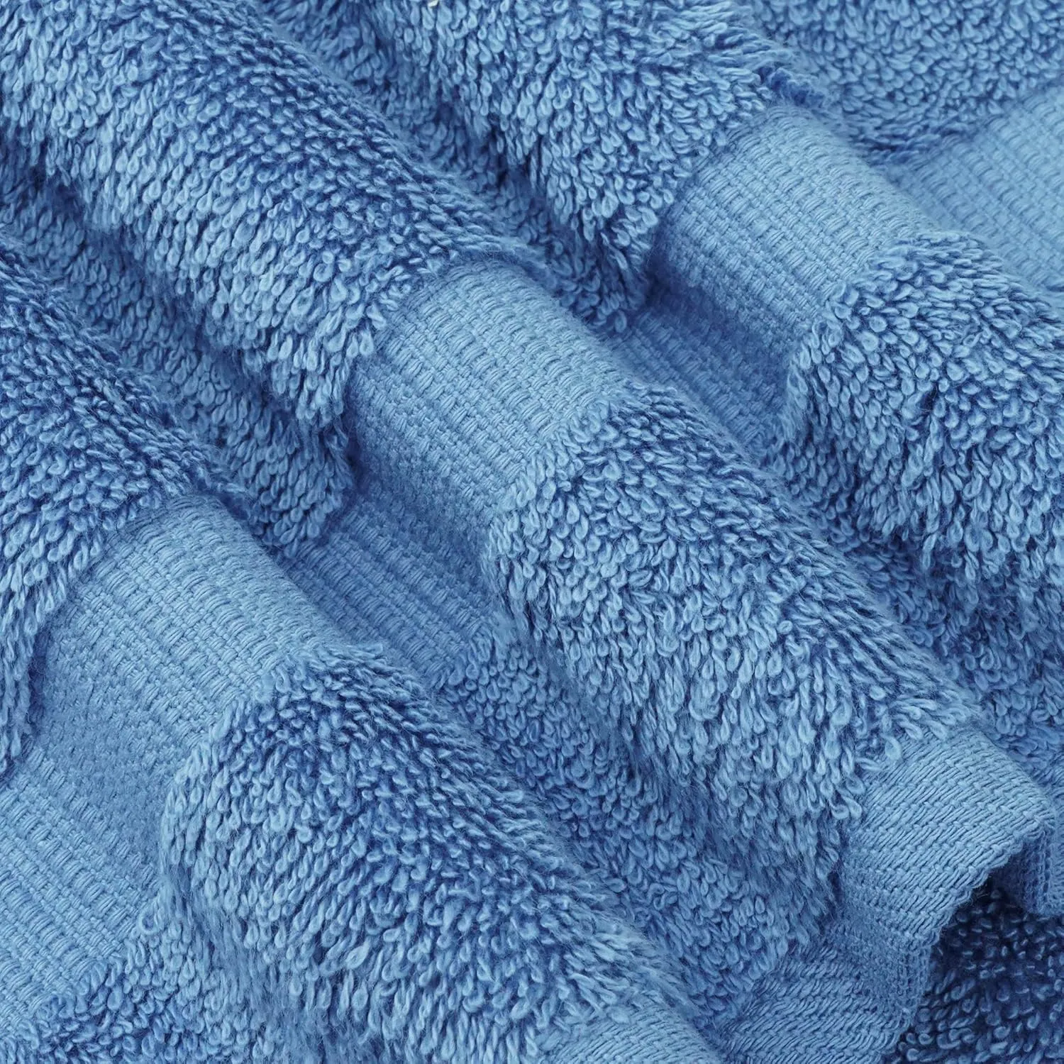 Chakir Turkish Linens | Hotel & Spa Quality 100% Cotton Premium Turkish Towels | Soft & Absorbent (30x60 Inches Extra Large Bath Towels, Set of 4 - Wedgewood)