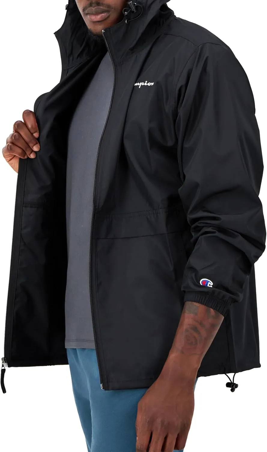 Champion Men's Jacket, Stadium Full-Zip Jacket, Wind Resistant, Water Resistant Jacket For Men