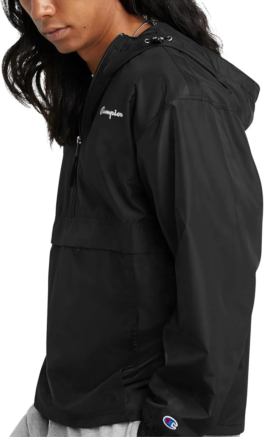 Champion Men's Jacket, Stadium Packable Wind and Water Resistant Jacket (Reg. Or Big & Tall)