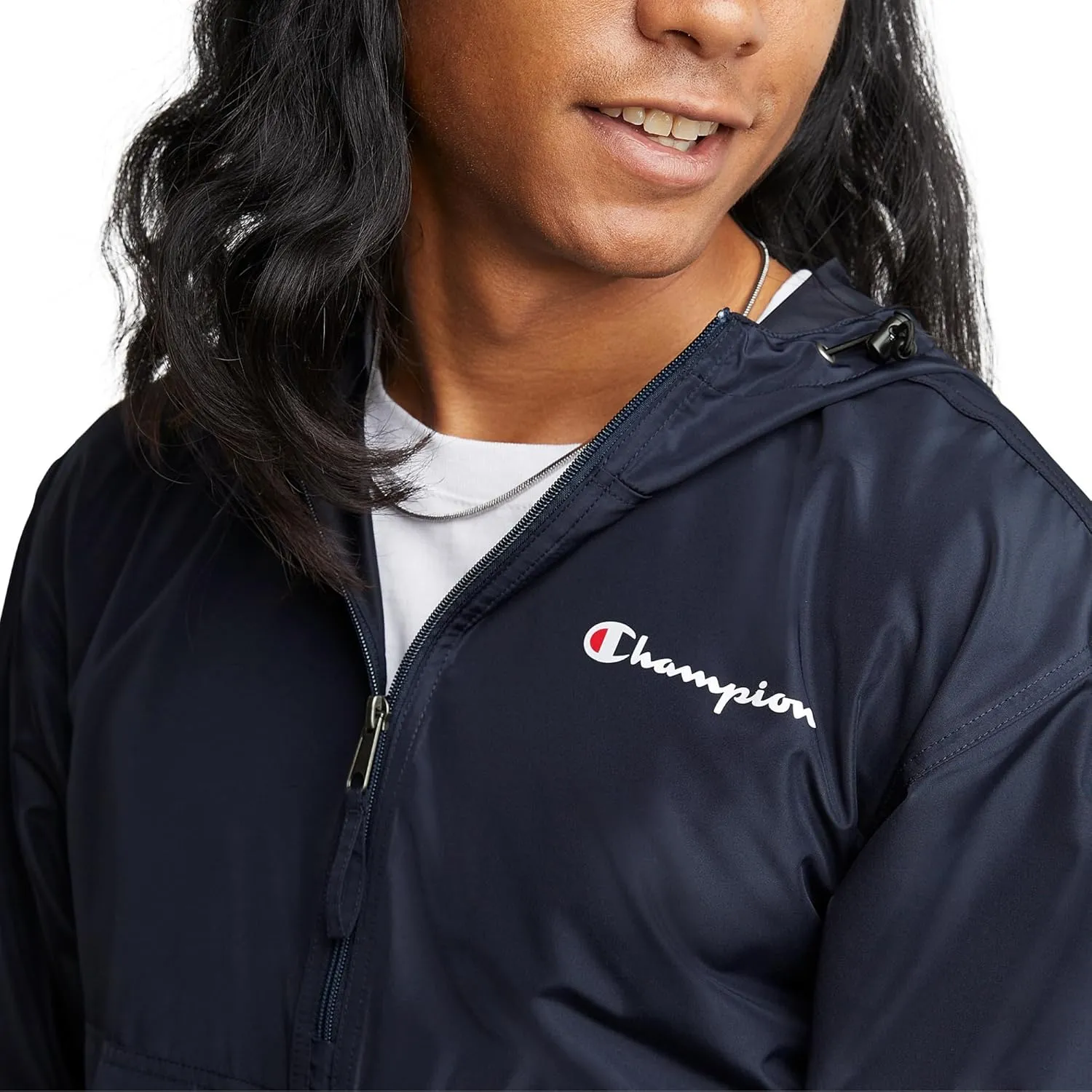 Champion Men's Jacket, Stadium Packable Wind and Water Resistant Jacket (Reg. Or Big & Tall)