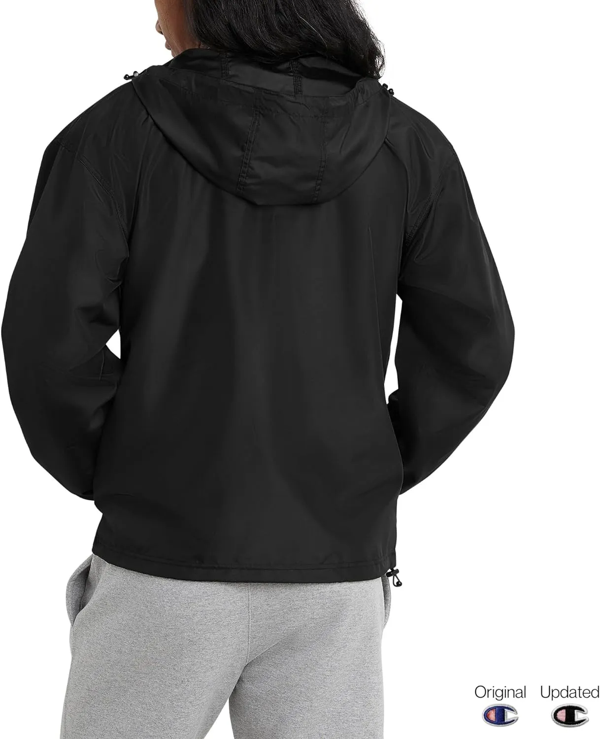 Champion Men's Jacket, Stadium Packable Wind and Water Resistant Jacket (Reg. Or Big & Tall)