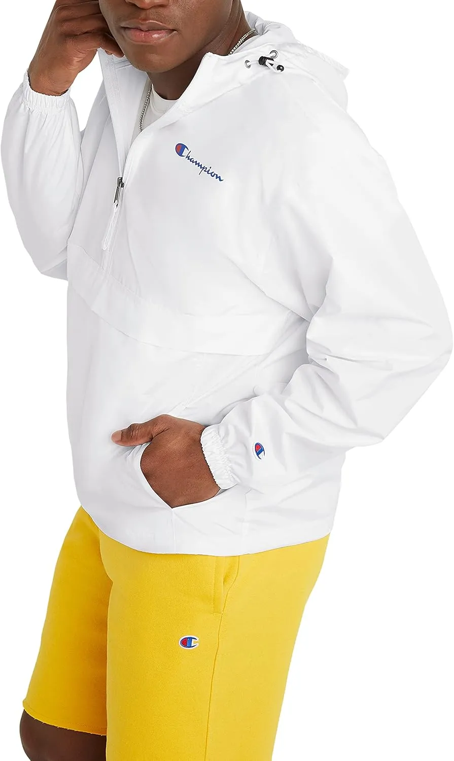Champion Men's Jacket, Stadium Packable Wind and Water Resistant Jacket (Reg. Or Big & Tall)