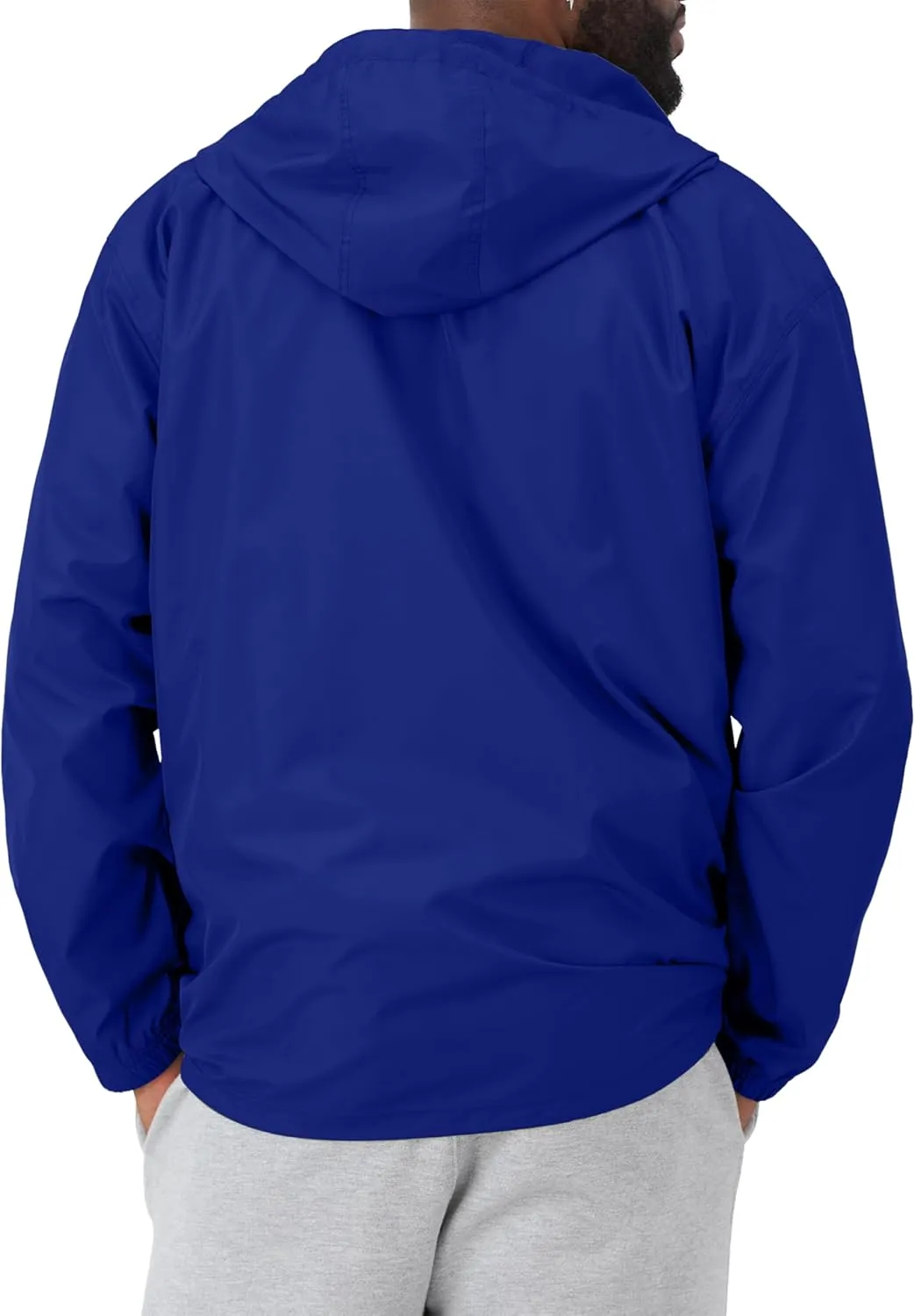 Champion Men's Jacket, Stadium Packable Wind and Water Resistant Jacket (Reg. Or Big & Tall)