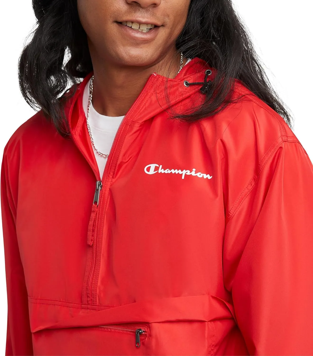Champion Men's Jacket, Stadium Packable Wind and Water Resistant Jacket (Reg. Or Big & Tall)