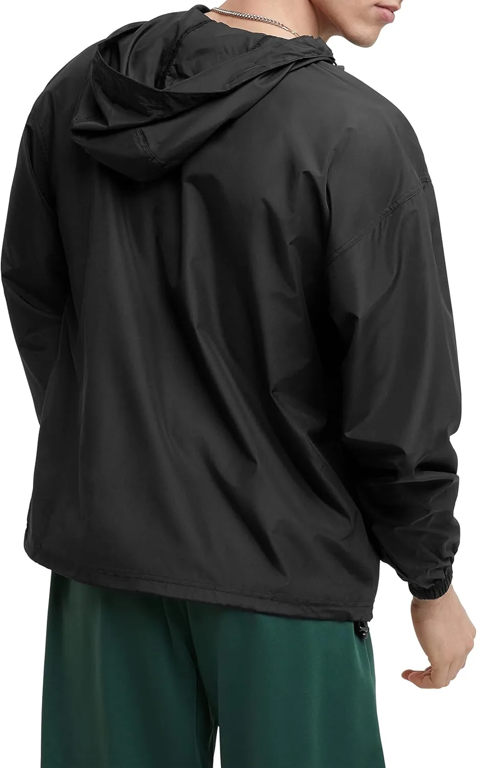 Champion Men's Jacket, Stadium Packable Wind and Water Resistant Jacket (Reg. Or Big & Tall)