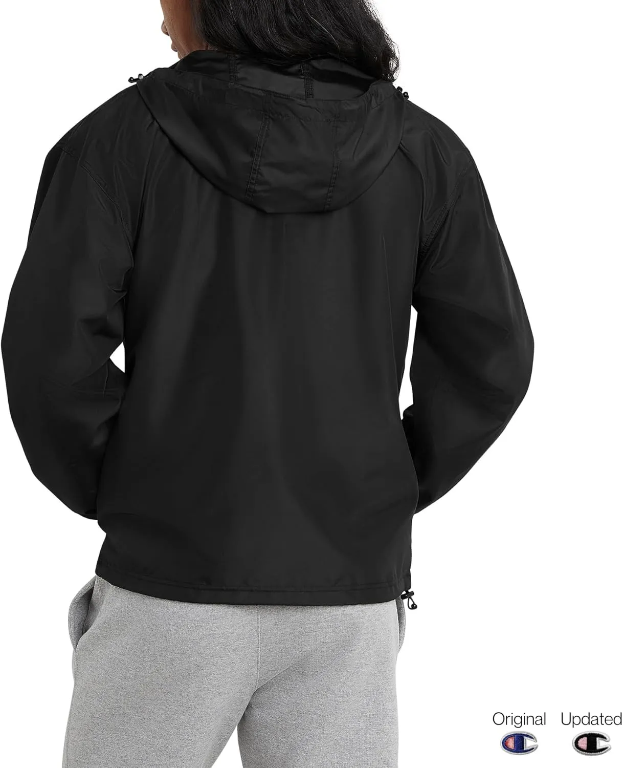 Champion Men's Jacket, Stadium Packable Wind and Water Resistant Jacket (Reg. Or Big & Tall)