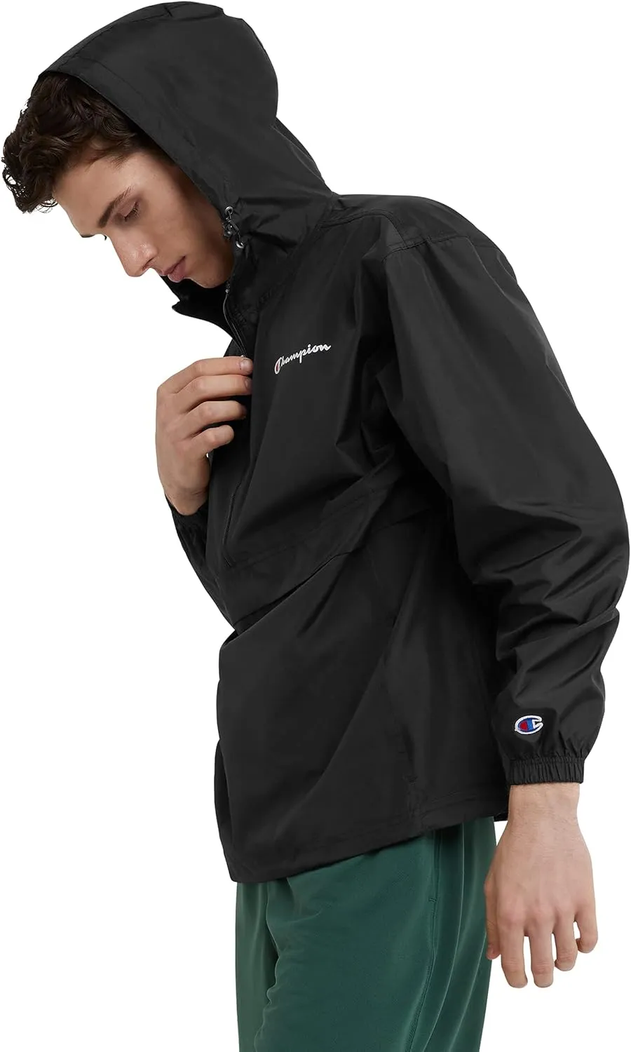 Champion Men's Jacket, Stadium Packable Wind and Water Resistant Jacket (Reg. Or Big & Tall)