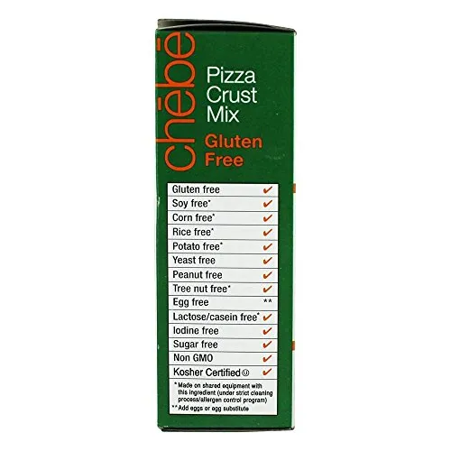 Chebe Bread Pizza Crust Mix, Gluten Free, 7.5-Ounce Box (Pack of 8)
