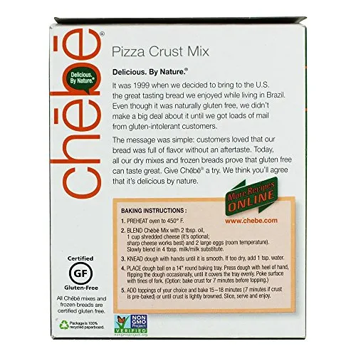 Chebe Bread Pizza Crust Mix, Gluten Free, 7.5-Ounce Box (Pack of 8)