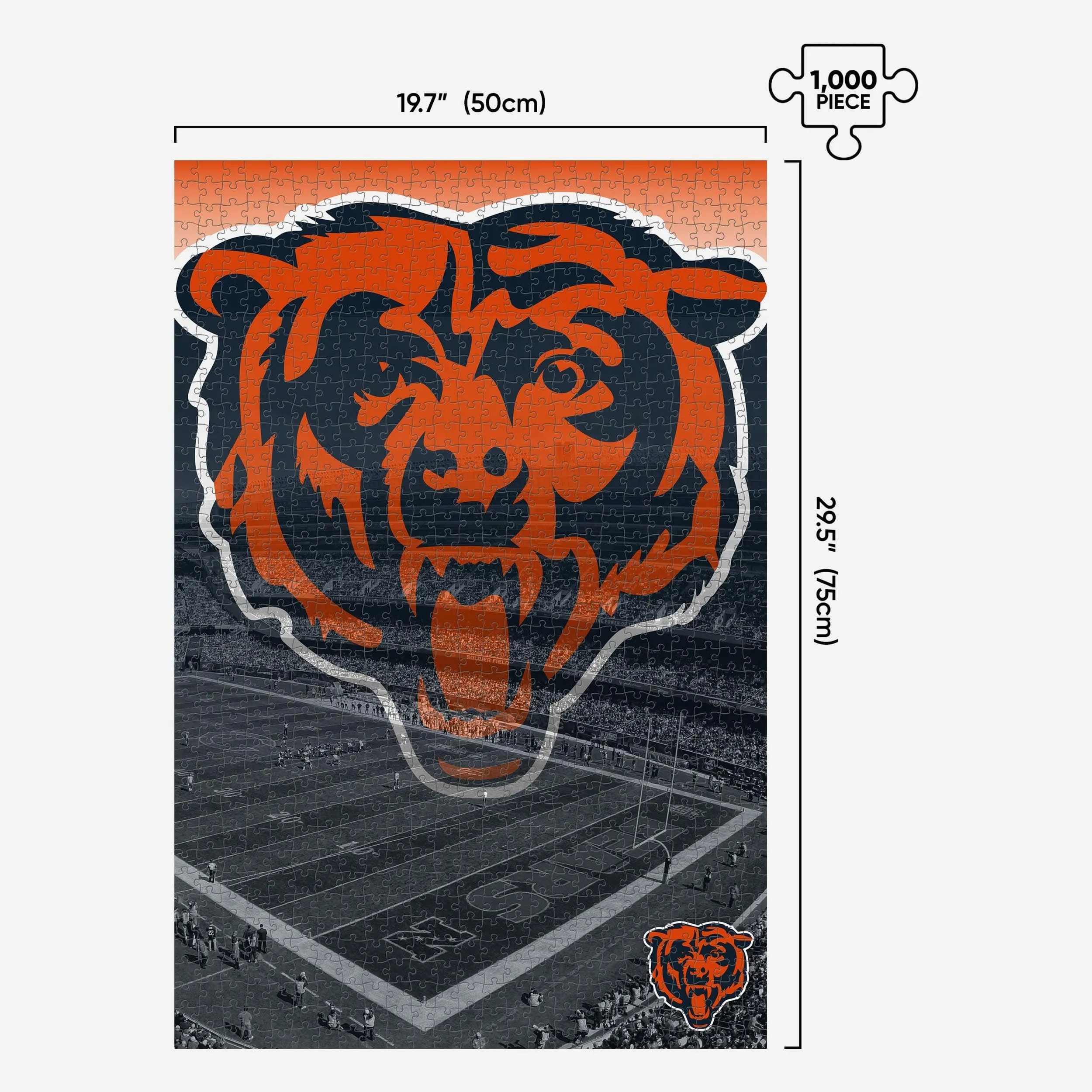 Chicago Bears Soldier Field Stadium 1000 Piece Jigsaw Puzzle PZLZ