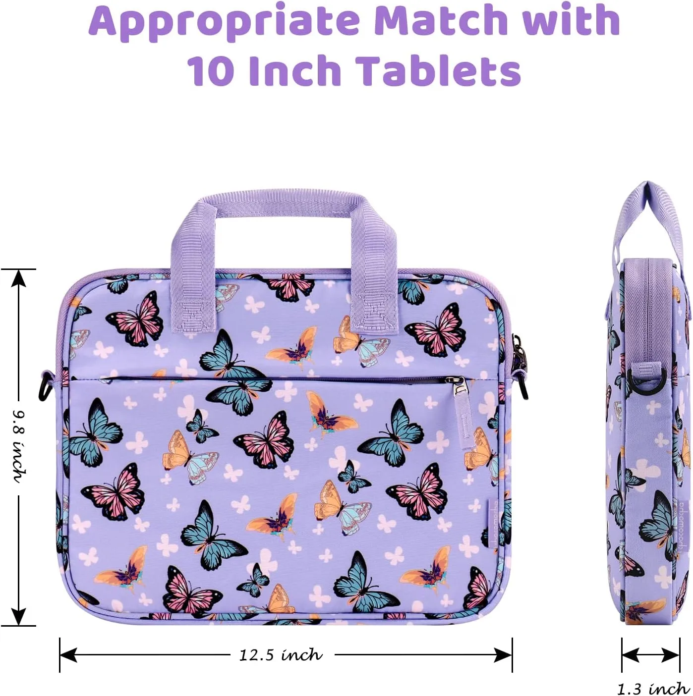 Choco Mocha Kids Tablet Sleeve Bag for Boys & Girls, (10-12.5Inch)