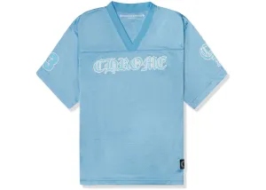Chrome Hearts Stadium Mesh Short Sleeve Jersey Blue