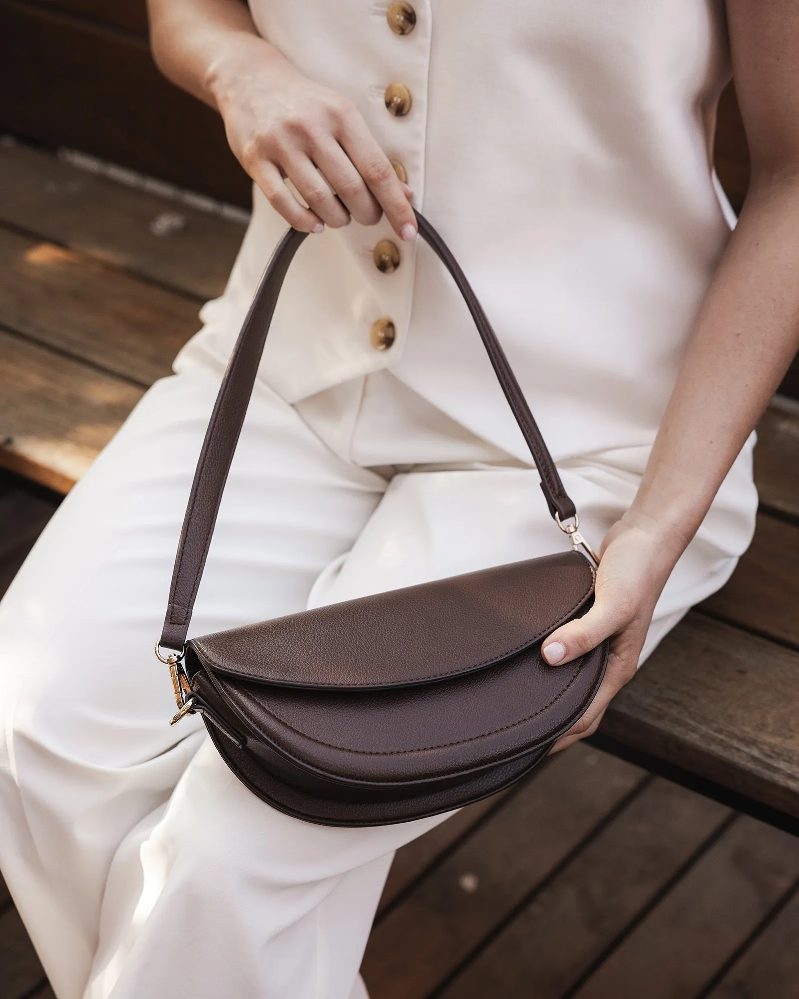 Cindy Shoulder Bag Chocolate