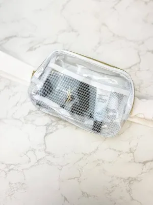 Classic Nylon Belt Bag-Clear