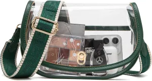 Clear Crossbody Bag Stadium Approved for Women，clear Bags for Stadium Events,clear Purse for Concerts